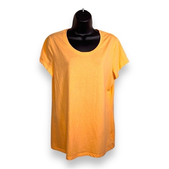 SET OF TWO TEES JUNIORS 19 XXL ORANGE YELLOW VIBRANT CASUAL LIGHTWEIGHT - Picture 2 of 16